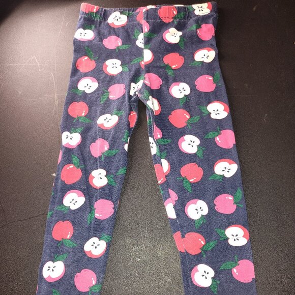 Pre-owned Children's Place 3-Piece Matching Solid Red Shirt and Apples Printed - Picture 2 of 13